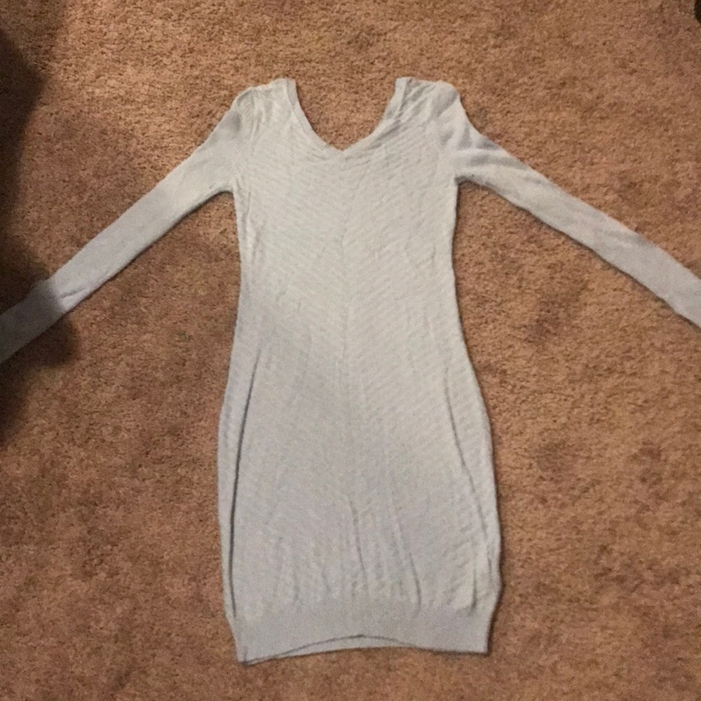 Light blue sweater dress!